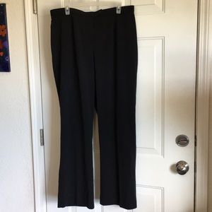 Black secretly slender slacks